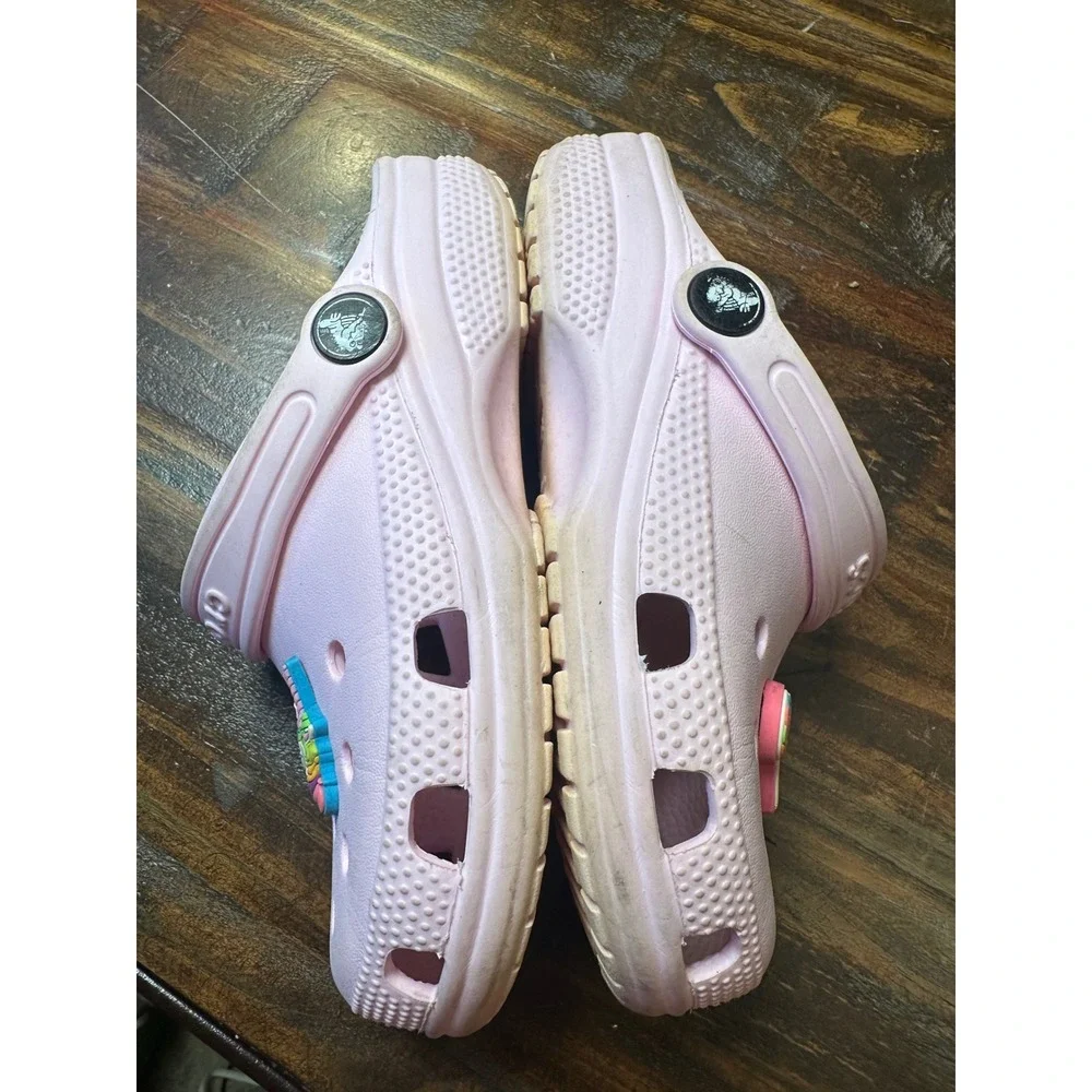 Crocs Kids Classic Clog Ballerina Pink Unicorn Lollipop Jibbitz Size C13 Toddler
